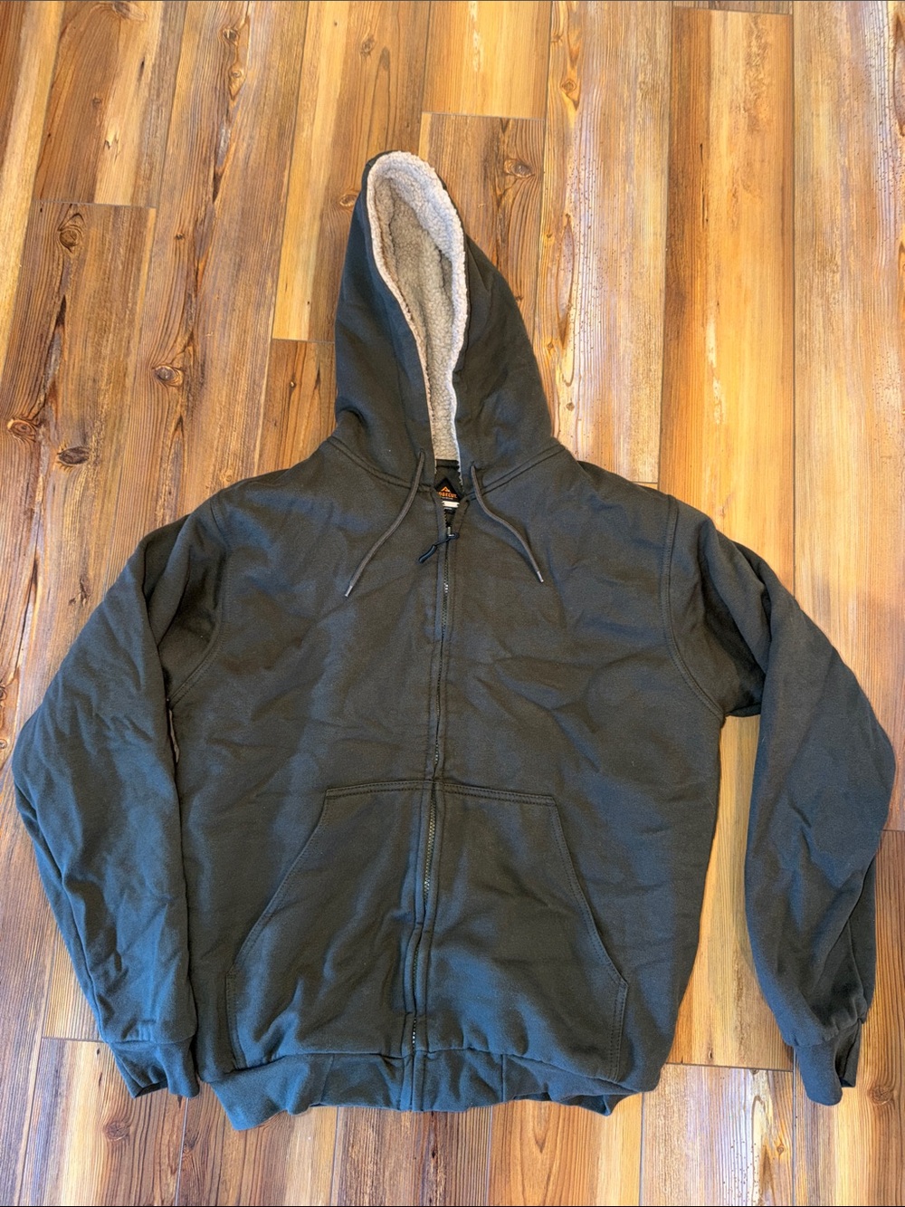 Ridgecut Sherpa-Lined Zip-Front Hoodie